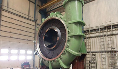 Highly abrasive slurry handling pump